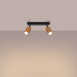 Plafondlamp WINX 2 zwart/co