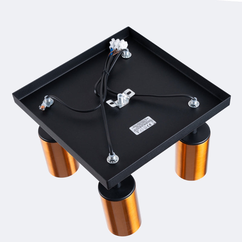 Plafondlamp WINX 4 zwart/co