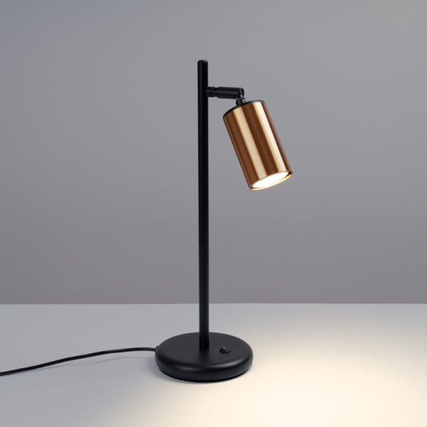 Tafellamp WINX zwart/cooper