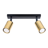 Plafondlamp WINX 2 zwart/goud
