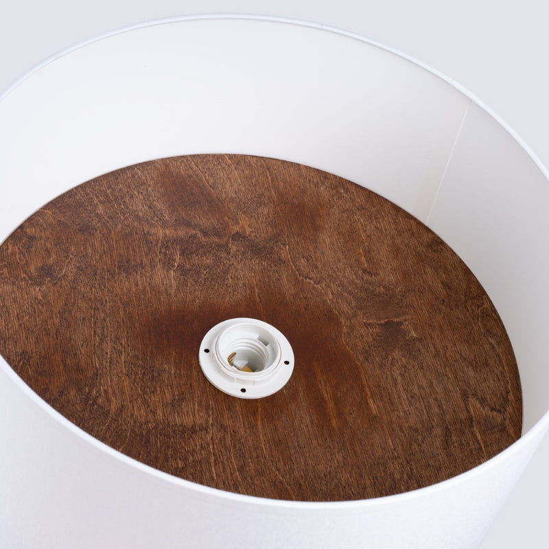Plafondlamp TELESTO wit/donkerbruin
