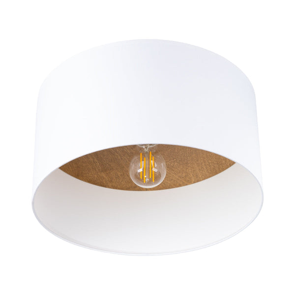 Plafondlamp TELESTO wit/lichtbruin