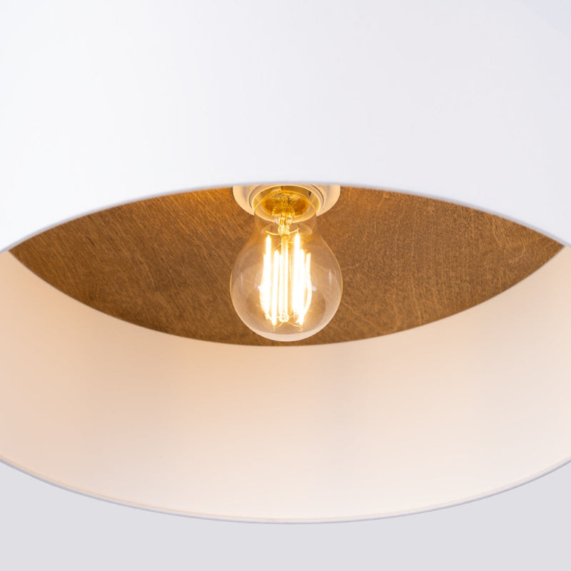 Plafondlamp TELESTO wit/lichtbruin