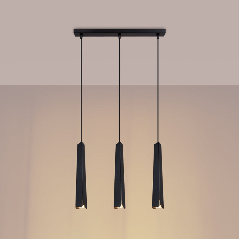 Hanglamp PRYSM 3L zwart
