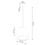 Hanglamp NOVA 30 zwart