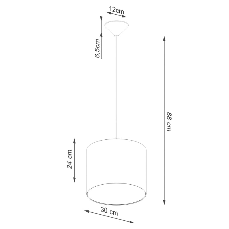 Hanglamp NOVA 30 zwart