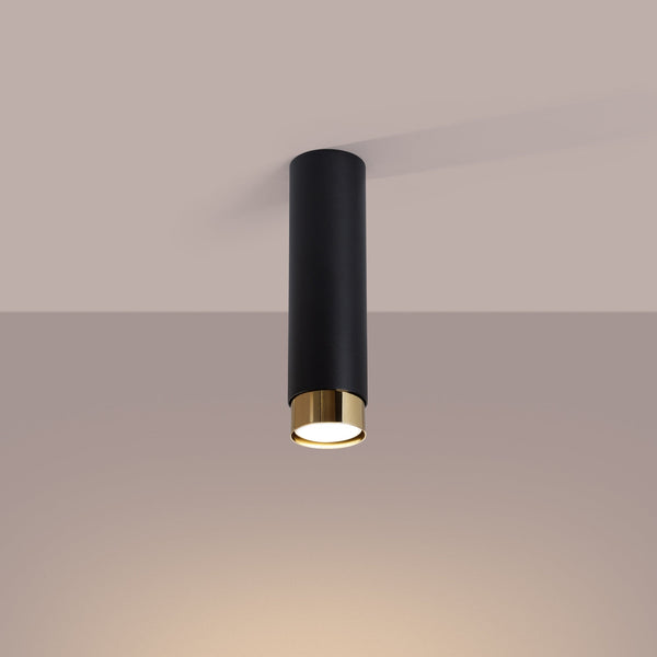 Plafondlamp NERO 22,5 zwart/goud