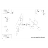 Wandlamp LOOP wit