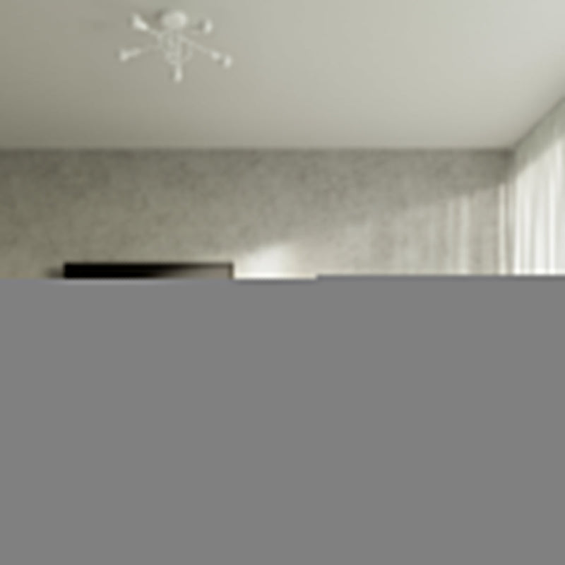 Witte loft Kroonluchter SUPEL 5