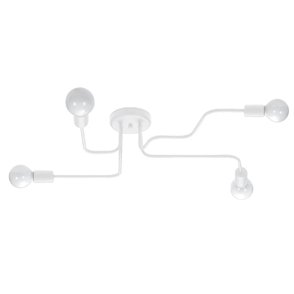 Modieuze witte Kroonluchter VECTOR 4