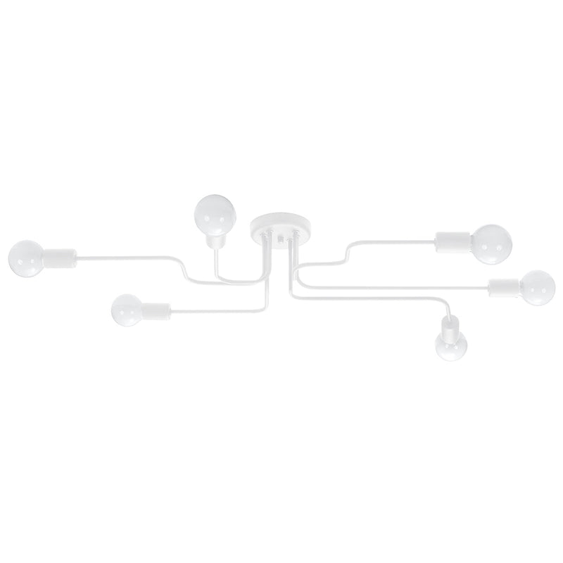 Modieuze witte Kroonluchter VECTOR 6