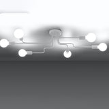 Modieuze witte Kroonluchter VECTOR 6
