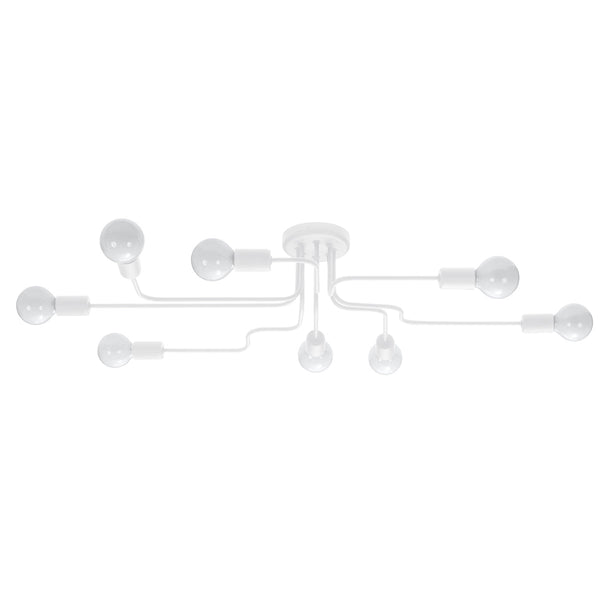 Modieuze witte Kroonluchter VECTOR 8