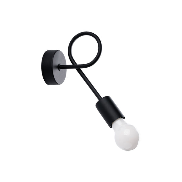 Wandlamp LEVAR zwart