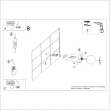 Wandlamp YOLI 1 wit