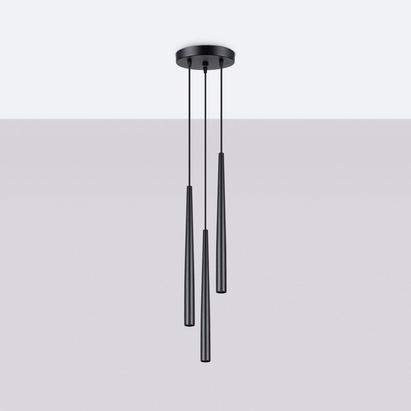 Staande lamp BLISS 3P zwart