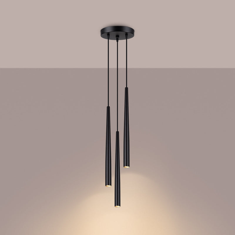 Staande lamp BLISS 3P zwart
