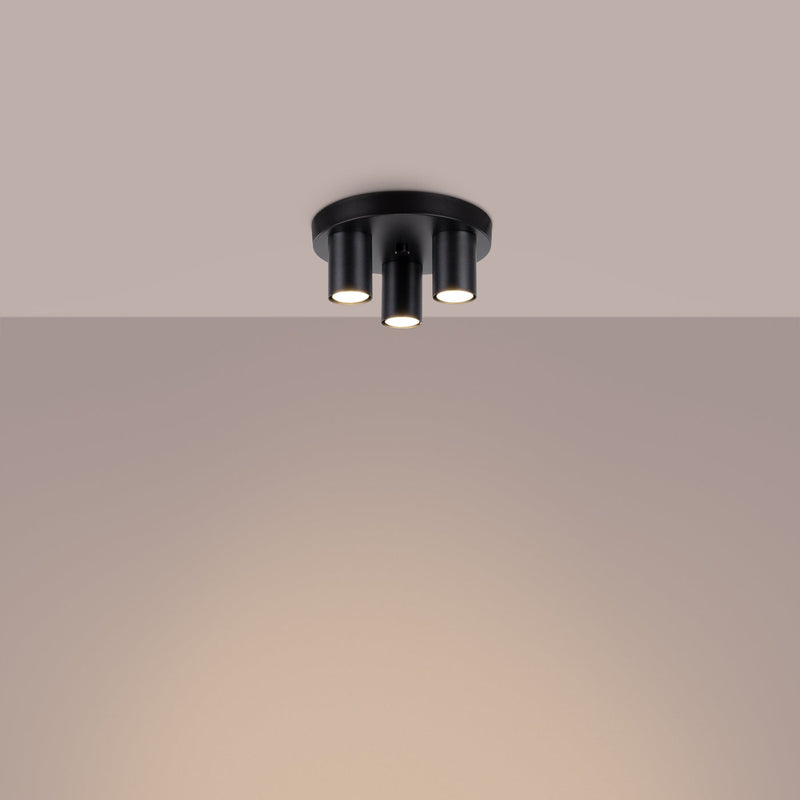 Plafondlamp LAGOS 3P zwart