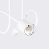 Industriële witte Kroonluchter LOOP 2