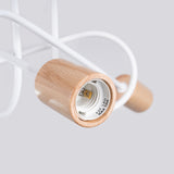Elegante witte Kroonluchter EMBER 3