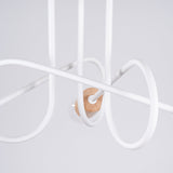 Elegante witte Kroonluchter EMBER 3