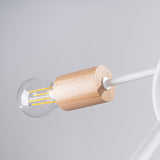 Elegante witte Kroonluchter EMBER 5