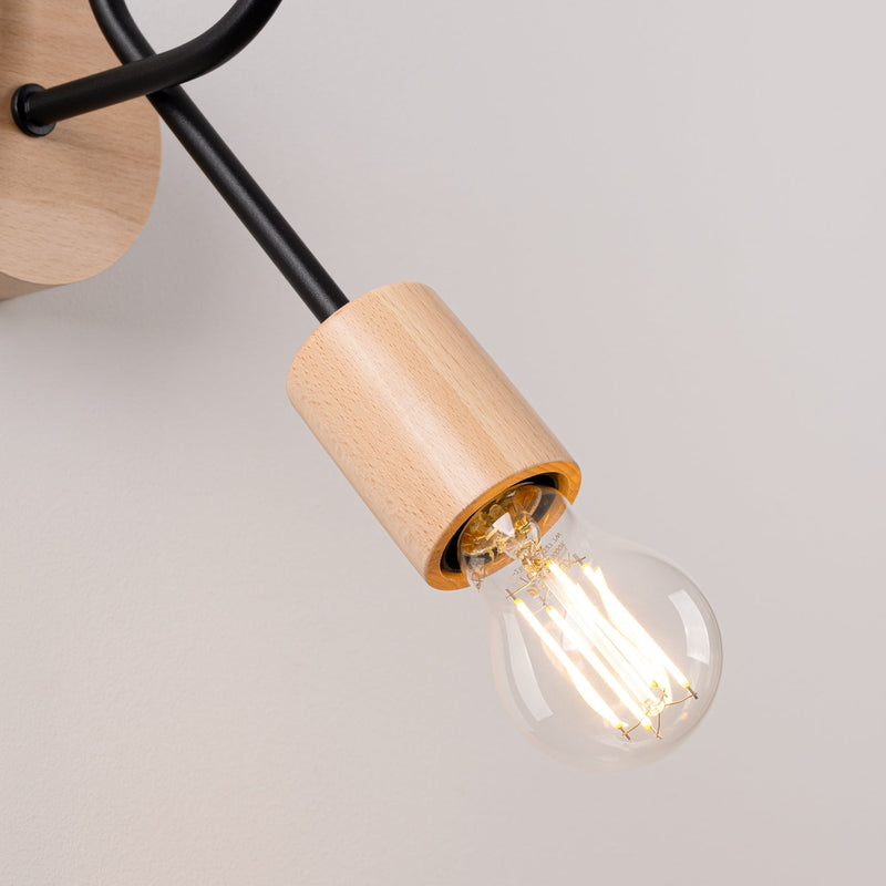 Wandlamp EMBER zwart