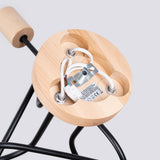 Elegante zwarte Kroonluchter EMBER 3