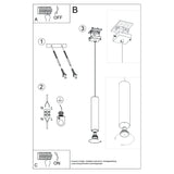 Hanglamp LAGOS 1 beige