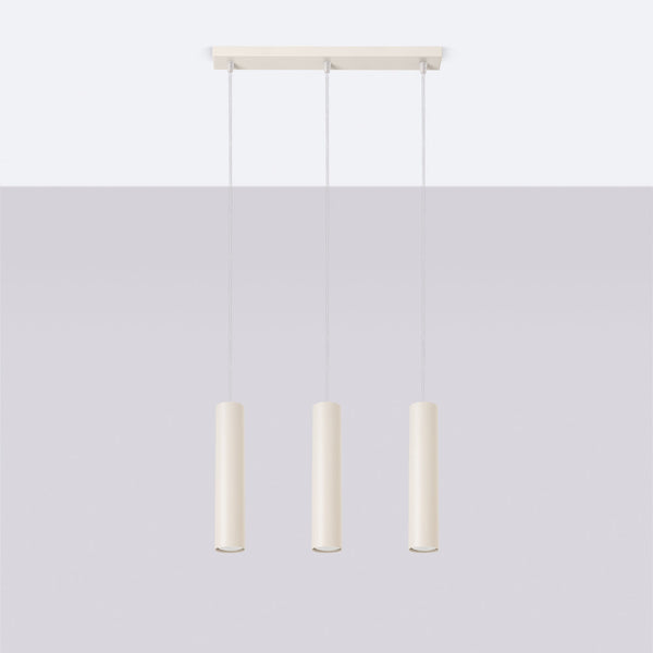 Hanglamp LAGOS 3L beige