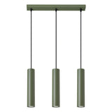 Hanglamp LAGOS 3L olijfgroen