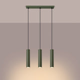 Hanglamp LAGOS 3L olijfgroen