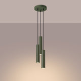 Hanglamp LAGOS 3P olijfgroen
