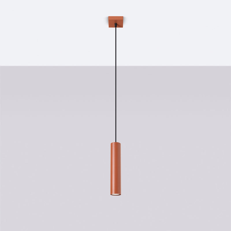 Hanglamp LAGOS 1 rood oker