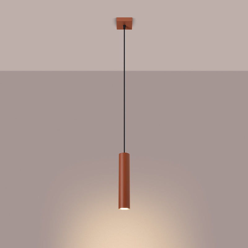 Hanglamp LAGOS 1 rood oker