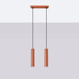 Hanglamp LAGOS 2 rood oker