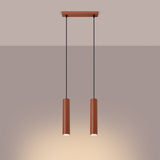 Hanglamp LAGOS 2 rood oker