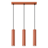 Hanglamp LAGOS 3L rood oker