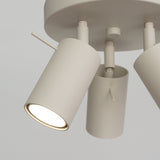 Plafondlamp RING 3P beige