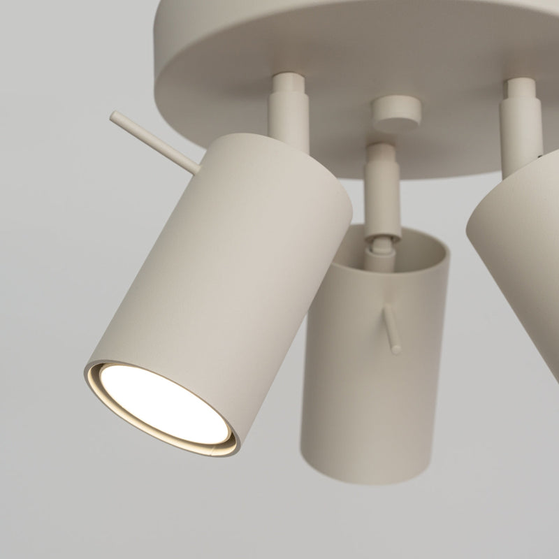 Plafondlamp RING 3P beige