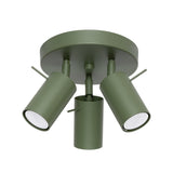 Plafondlamp RING 3P olijfgroen