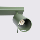 Plafondlamp RING 4L olijfgroen