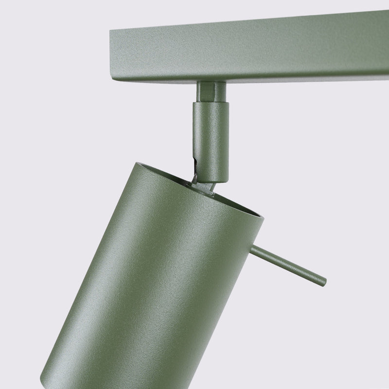 Plafondlamp RING 4L olijfgroen