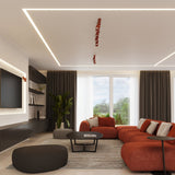 Wandlamp RING rood ochra