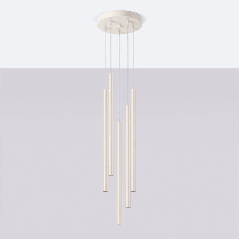 Hanglamp PASTELO 5P beige