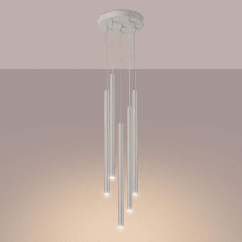 Hanglamp PASTELO 5P beige