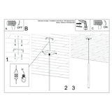 Hanglamp PASTELO 1 olijfgroen