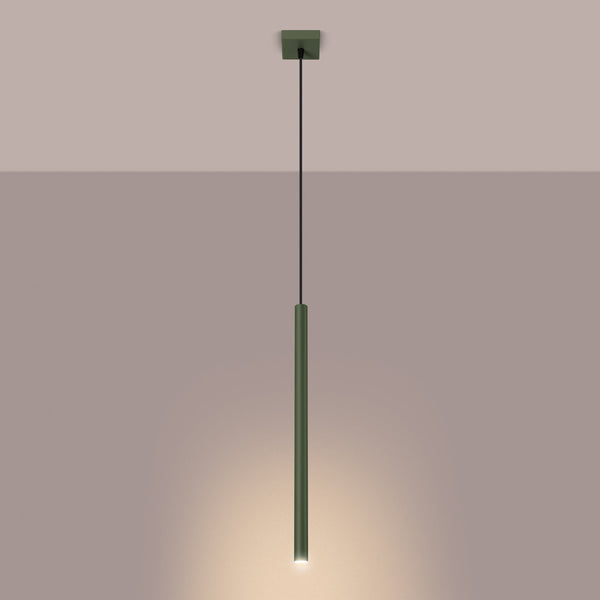 Hanglamp PASTELO 1 olijfgroen