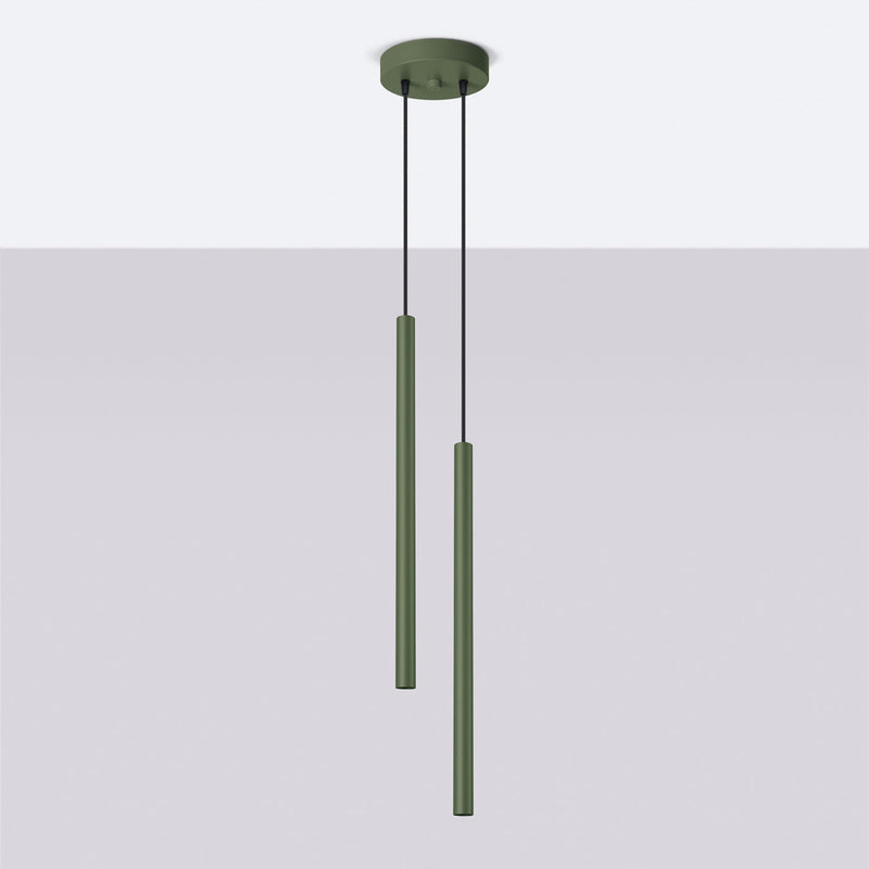 Hanglamp PASTELO 2 olijfgroen