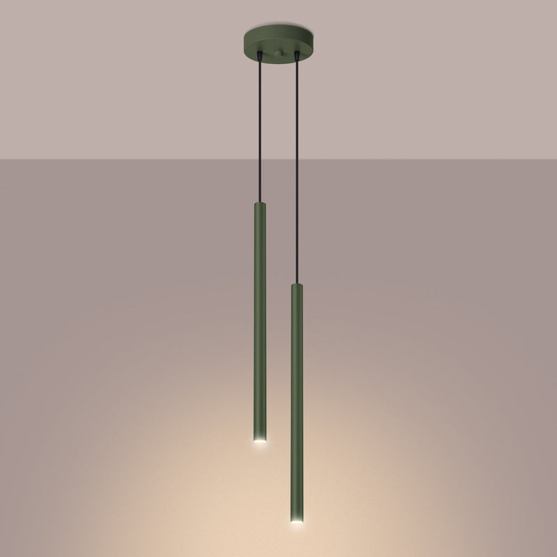 Hanglamp PASTELO 2 olijfgroen